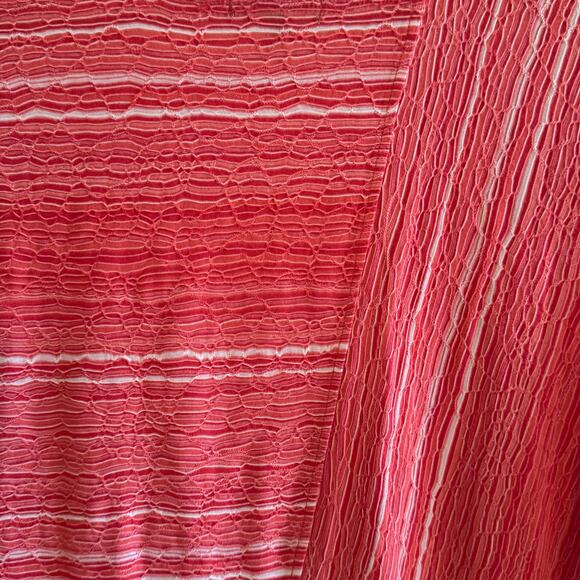 Habitat Size Medium Melon and White Striped Pullover Shirt - Picture 7 of 10